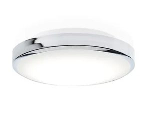 GLOW 28 N LED - LED chrome plated steel ceiling light for bathroom _ DECOR WALTHER